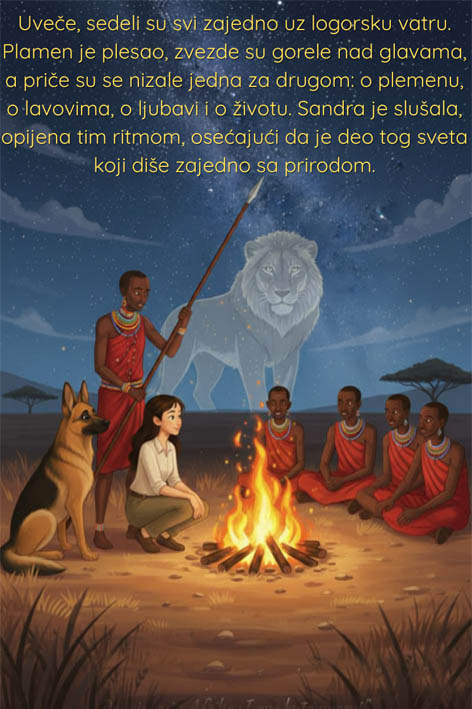 Animacija, Afrika, Masai pleme, Sandra i Aleks